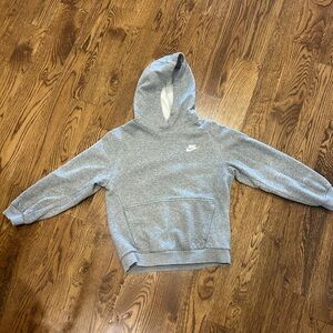 Kids Nike Gray Hoodie